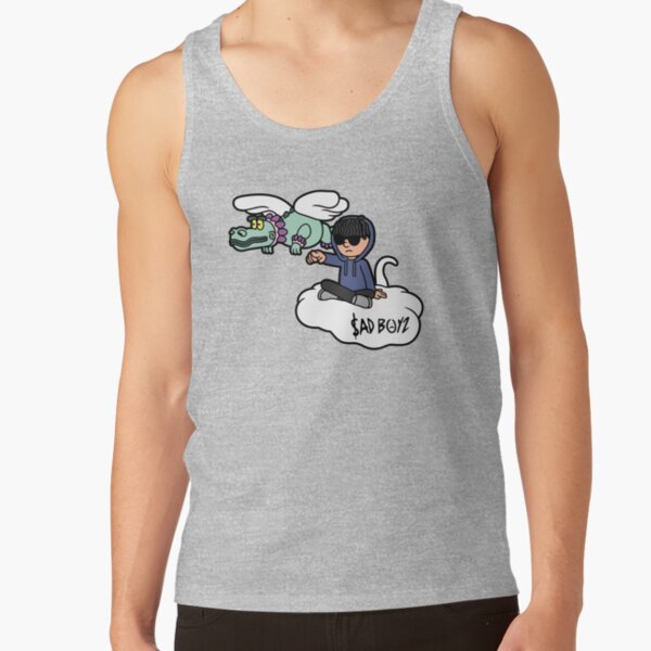 Junior H Sad Boyz Corridos Tumbados Design Tank Top - Image 2