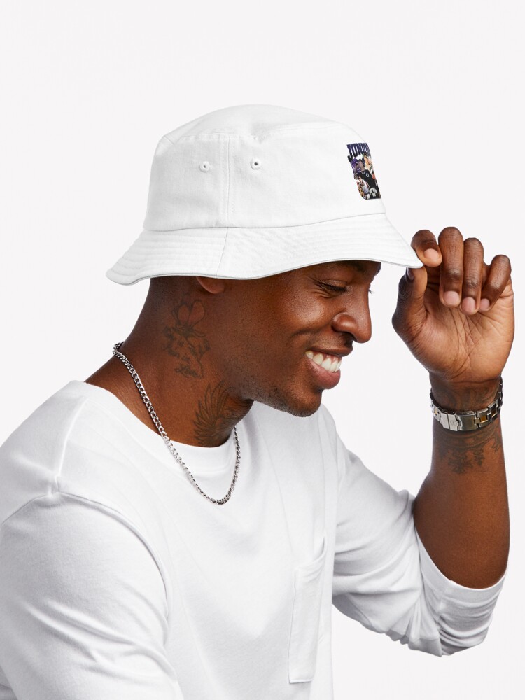 Junior H Sad Boyz Tour Vintage Bucket Hat - Image 3