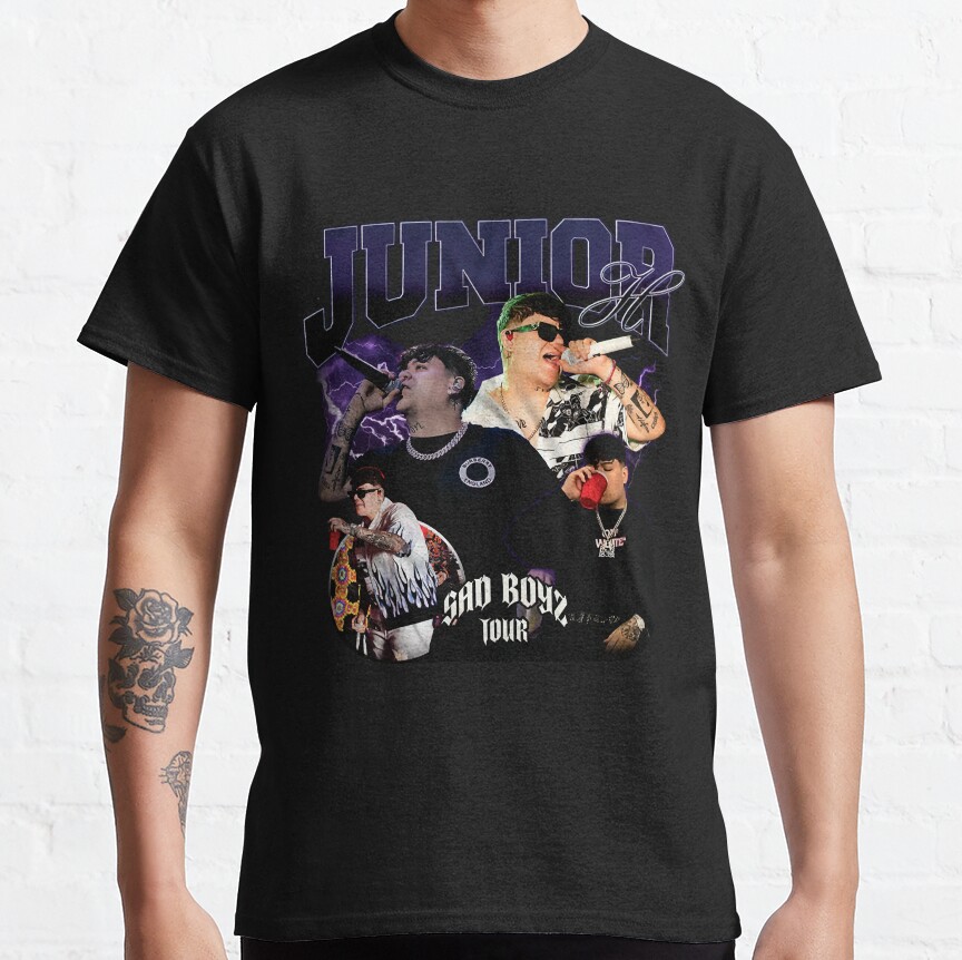 Junior H Sad Boyz Tour Vintage T-Shirt - Image 6