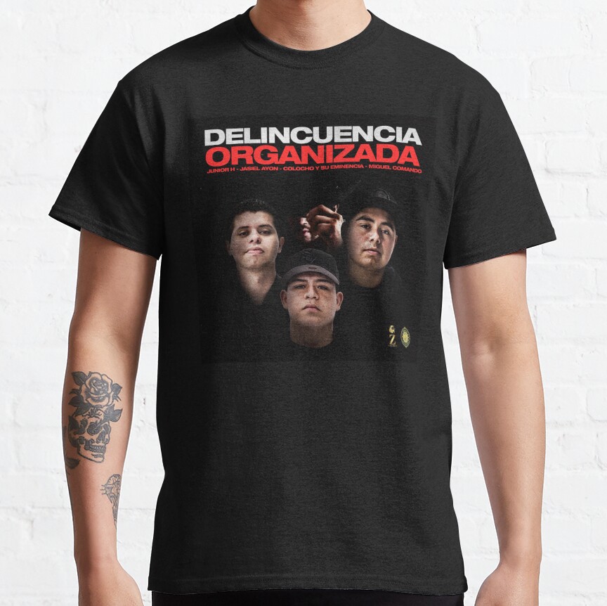 Junior H Delincuencia Organizada Album T-Shirt