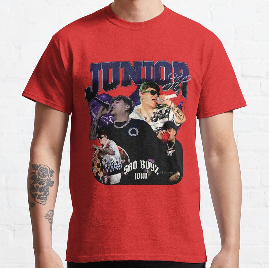 Junior H Sad Boyz Tour Vintage T-Shirt - Image 7