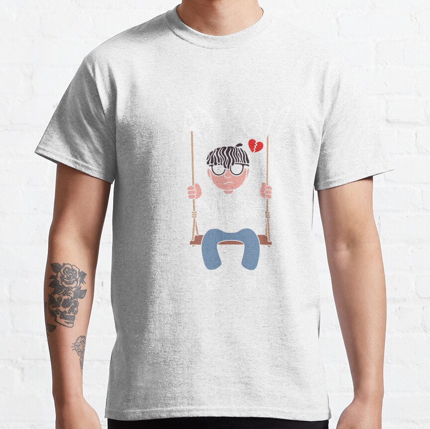 Sad Boys For Junior H Fan Gift For Music Lovers T-Shirt - Image 2