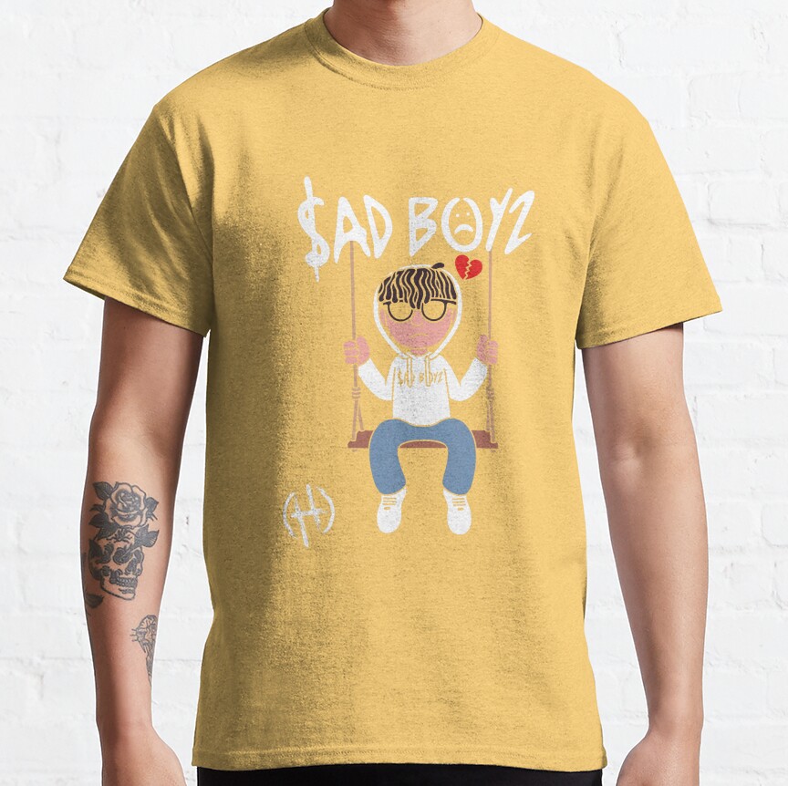 Sad Boys For Junior H Fan Gift For Music Lovers T-Shirt - Image 4