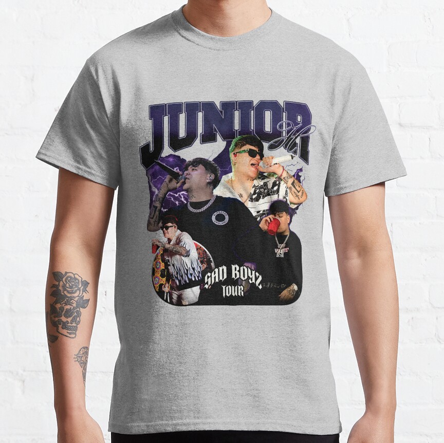 Junior H Sad Boyz Tour Vintage T-Shirt - Image 4