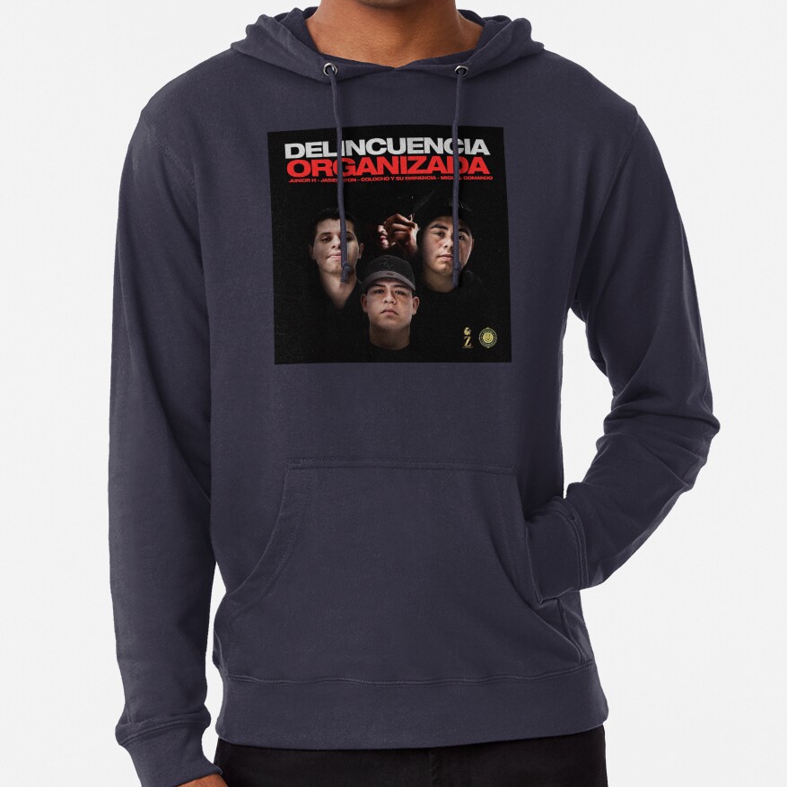 Junior H Delincuencia Organizada Album Hoodie - Image 4