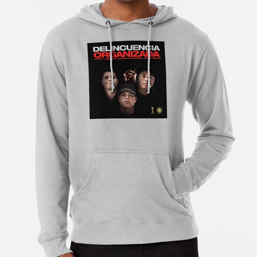 Junior H Delincuencia Organizada Album Hoodie - Image 5