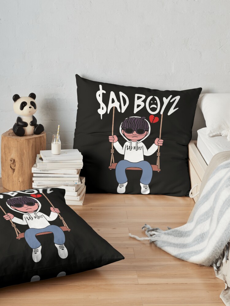 Junior H Sad Boyz Corridos Tumbados Throw Pillow - Image 2