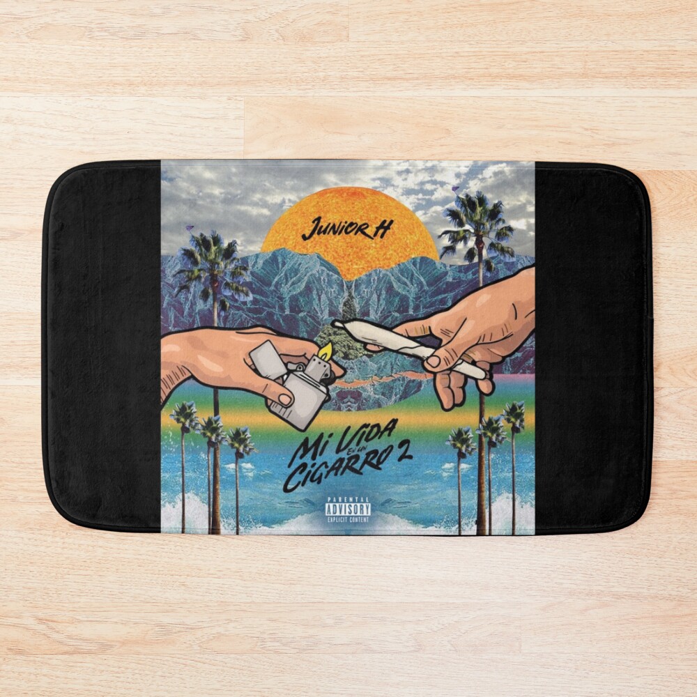 Junior H Mi Vida En Un Cigarro 2 Album Bath Mat